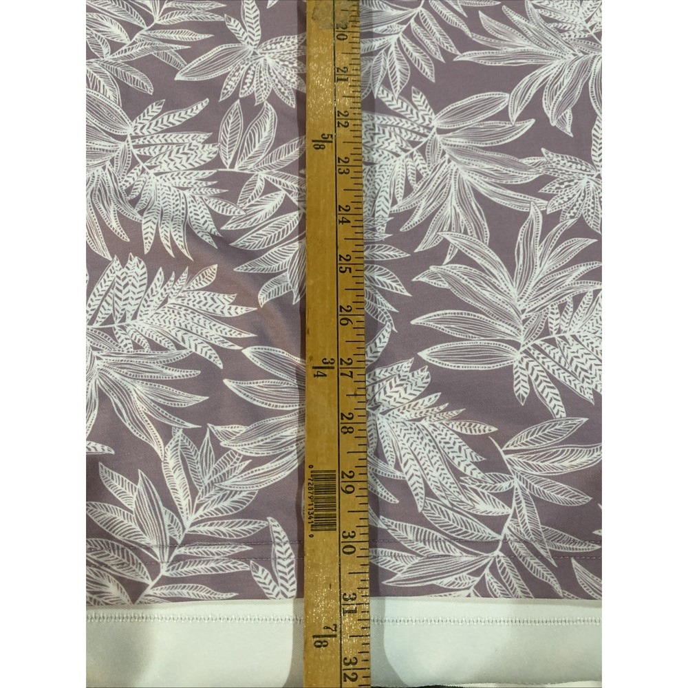 Travis Mathew Golf Polo Men's Size XXL Shirt Sleeve‎ Mauve Floral Leaves Print - Picture 5 of 5